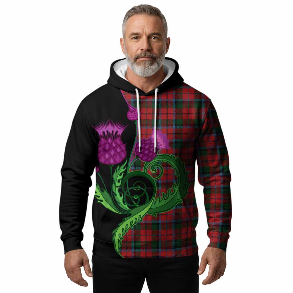 MacNaughton (McNaughton) Tartan Hoodie Traditional Scottish Thistle