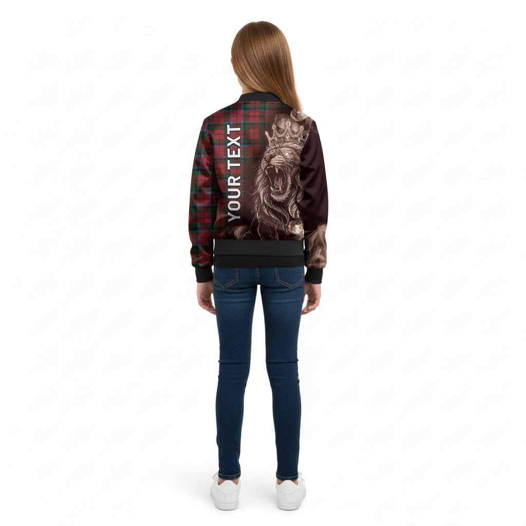 MacNaughton (McNaughton) Tartan Kid Bomber Jacket Roaring Lion Heritage