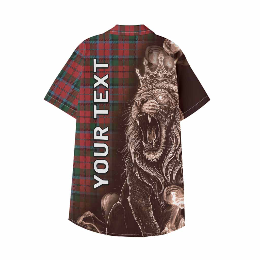MacNaughton (McNaughton) Tartan Kid Hawaiian Shirt Roaring Lion Heritage