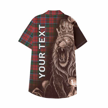MacNaughton (McNaughton) Tartan Kid Hawaiian Shirt Roaring Lion Heritage
