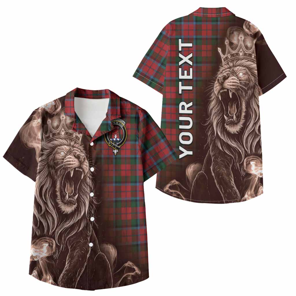 MacNaughton (McNaughton) Tartan Kid Hawaiian Shirt Roaring Lion Heritage