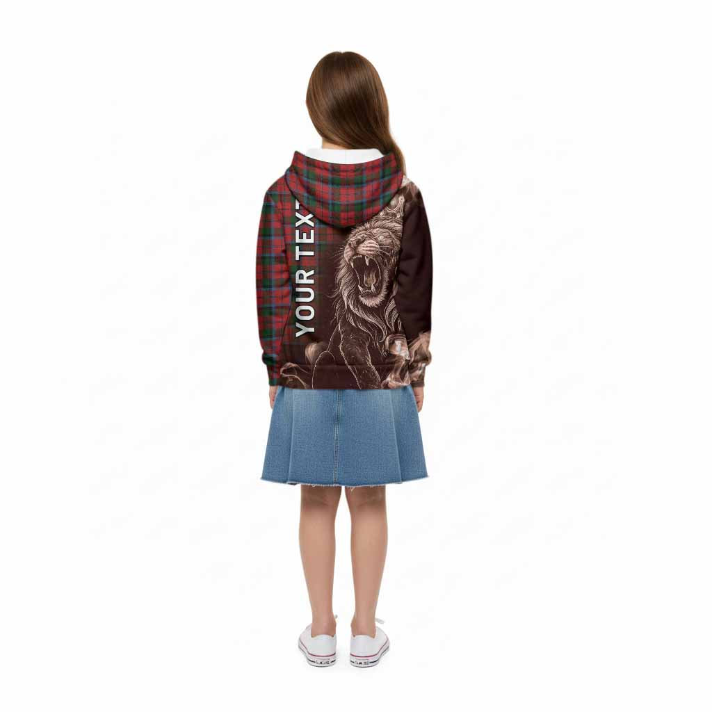 MacNaughton (McNaughton) Tartan Kid Hoodie Roaring Lion Heritage