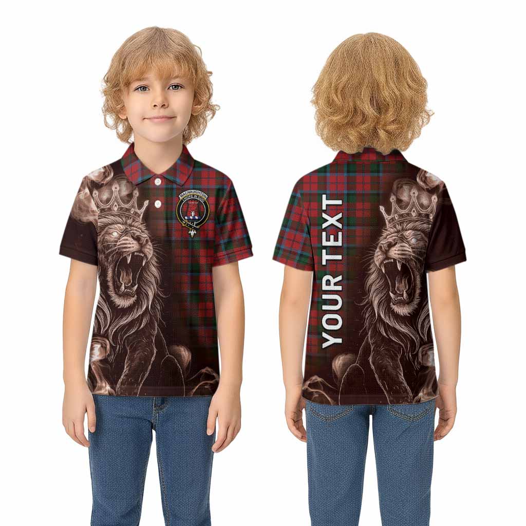 MacNaughton (McNaughton) Tartan Kid Polo Shirt Roaring Lion Heritage