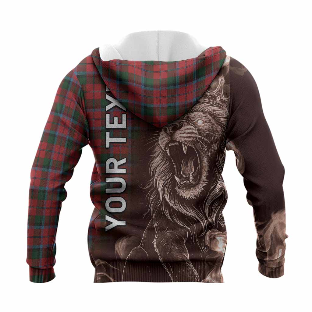 MacNaughton (McNaughton) Tartan Knitted Hoodie Roaring Lion Heritage