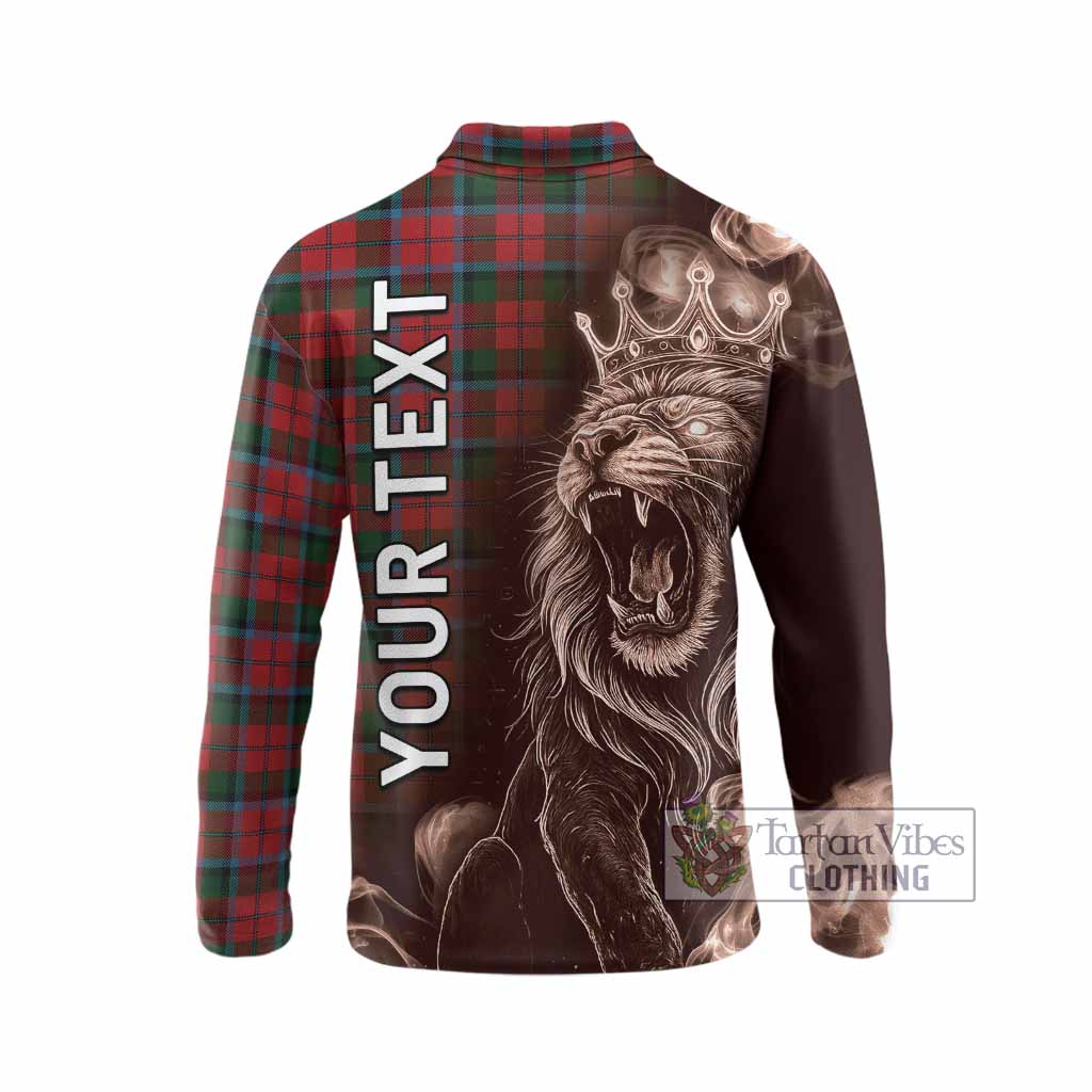 MacNaughton (McNaughton) Tartan Long Sleeve Polo Shirt Roaring Lion Heritage