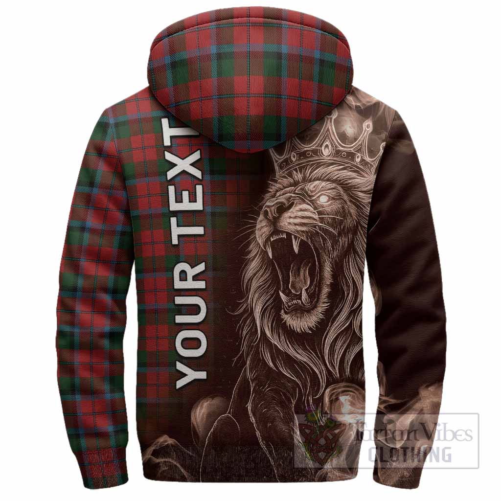 MacNaughton (McNaughton) Tartan Sherpa Hoodie Roaring Lion Heritage