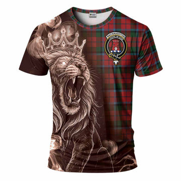 MacNaughton (McNaughton) Tartan T-Shirt Roaring Lion Heritage