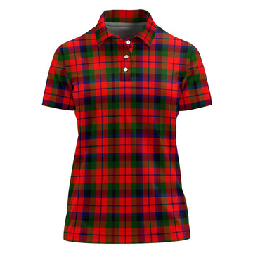 MacNaughton Modern Tartan Polo Shirt For Women