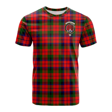 MacNaughton Modern Tartan T-Shirt with Family Crest