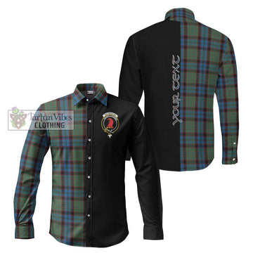 MacNeacail Hunting Tartan Long Sleeve Button Shirt with Family Crest and Half Of Me Style Men's Shirt S - Tartanvibesclothing Shop