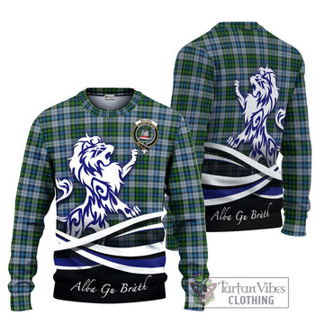 MacNeil (McNeil) Tartan Ugly Sweater with Alba Gu Brath Regal Lion Emblem