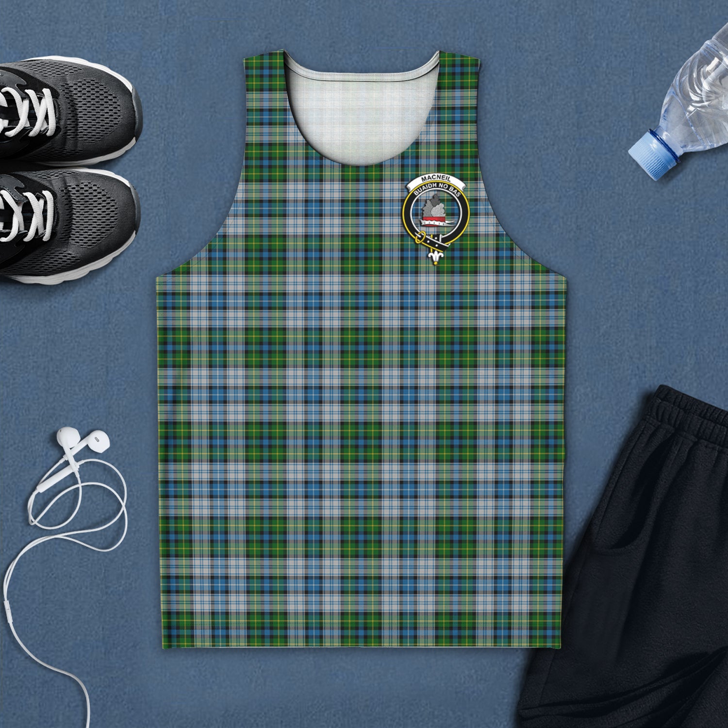 macneil-dress-tartan-mens-tank-top-with-family-crest