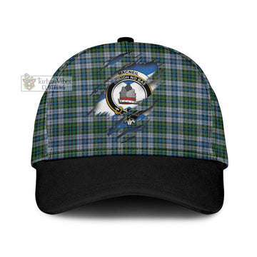 MacNeil Dress Tartan Classic Cap with Family Crest In Me Style