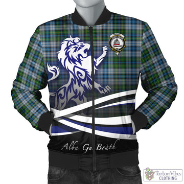 MacNeil (McNeil) Tartan Bomber Jacket with Alba Gu Brath Regal Lion Emblem