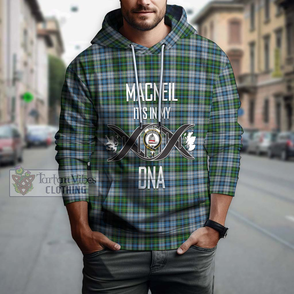 MacNeil (McNeil) Tartan Hoodie with Family Crest DNA In Me Style Pullover Hoodie - Tartanvibesclothing Shop