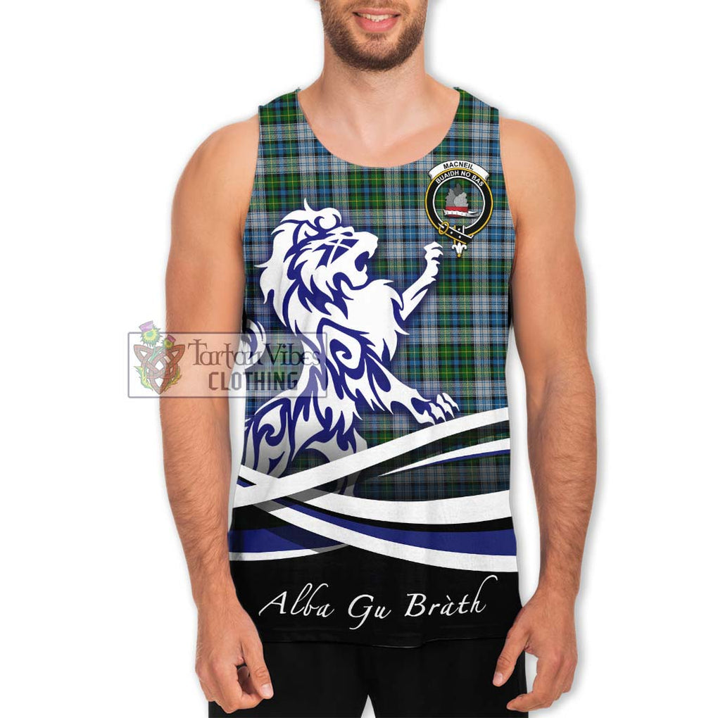 MacNeil (McNeil) Tartan Men's Tank Top with Alba Gu Brath Regal Lion Emblem Men - Tartanvibesclothing Shop