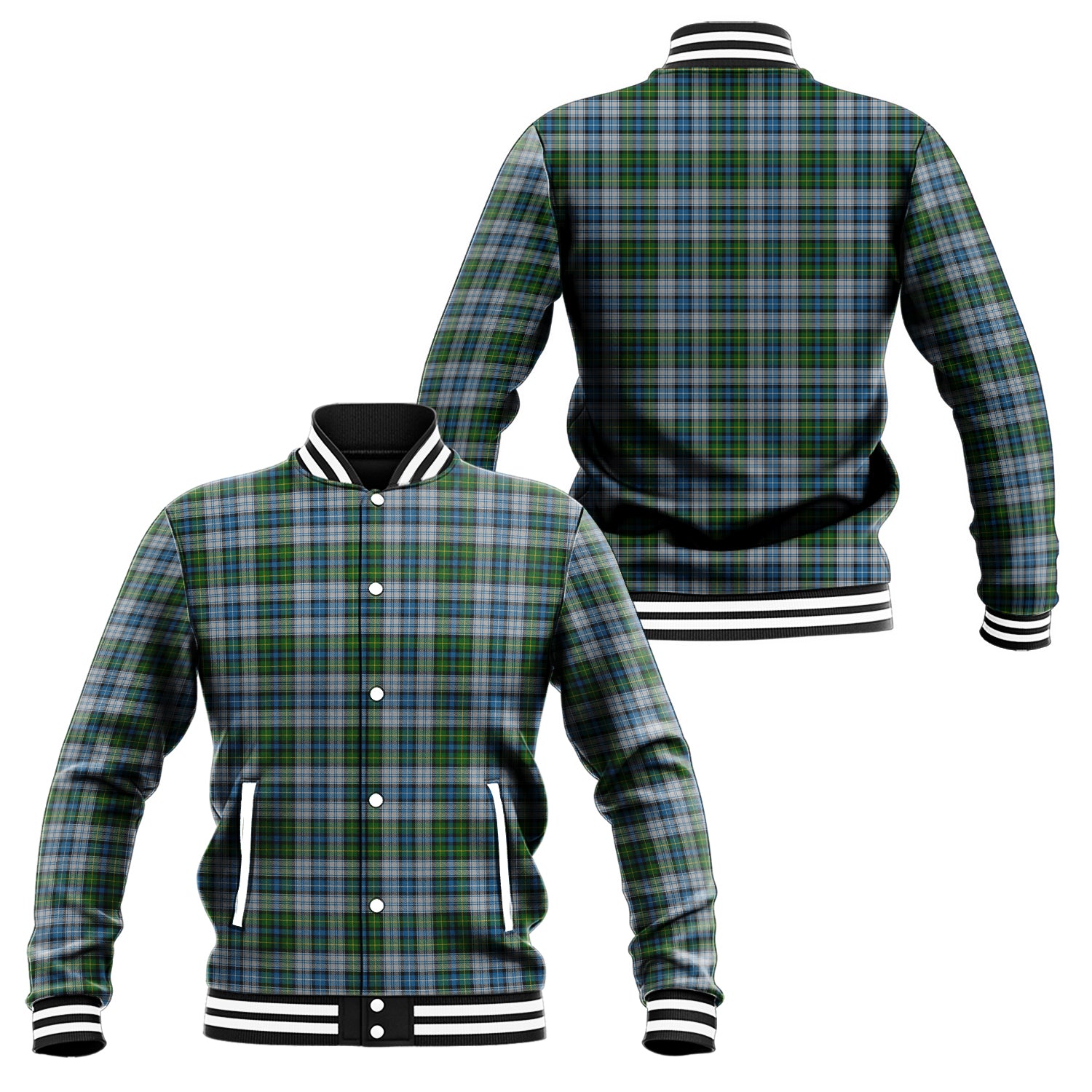 MacNeil (McNeil) Tartan Baseball Jacket Unisex - Tartan Vibes Clothing