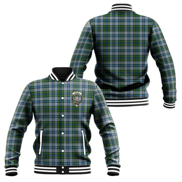 MacNeil (McNeil) Tartan Baseball Jacket with Family Crest