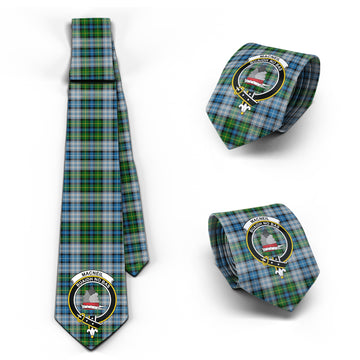 MacNeil (McNeil) Tartan Classic Necktie with Family Crest