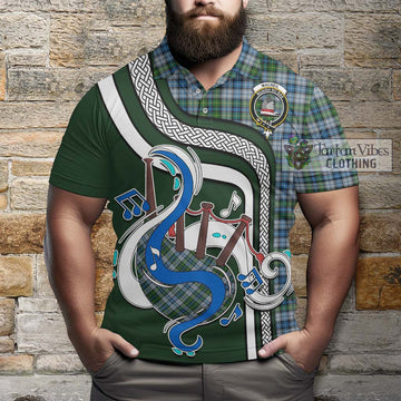 MacNeil (McNeil) Tartan Polo Shirt with Epic Bagpipe Style