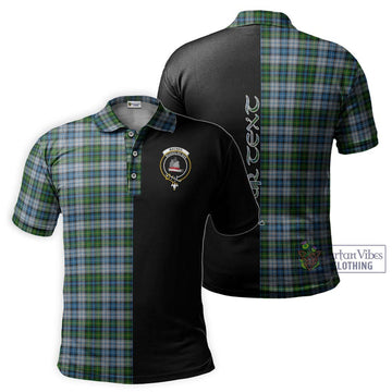 MacNeil (McNeil) Tartan Polo Shirt with Family Crest and Half Of Me Style
