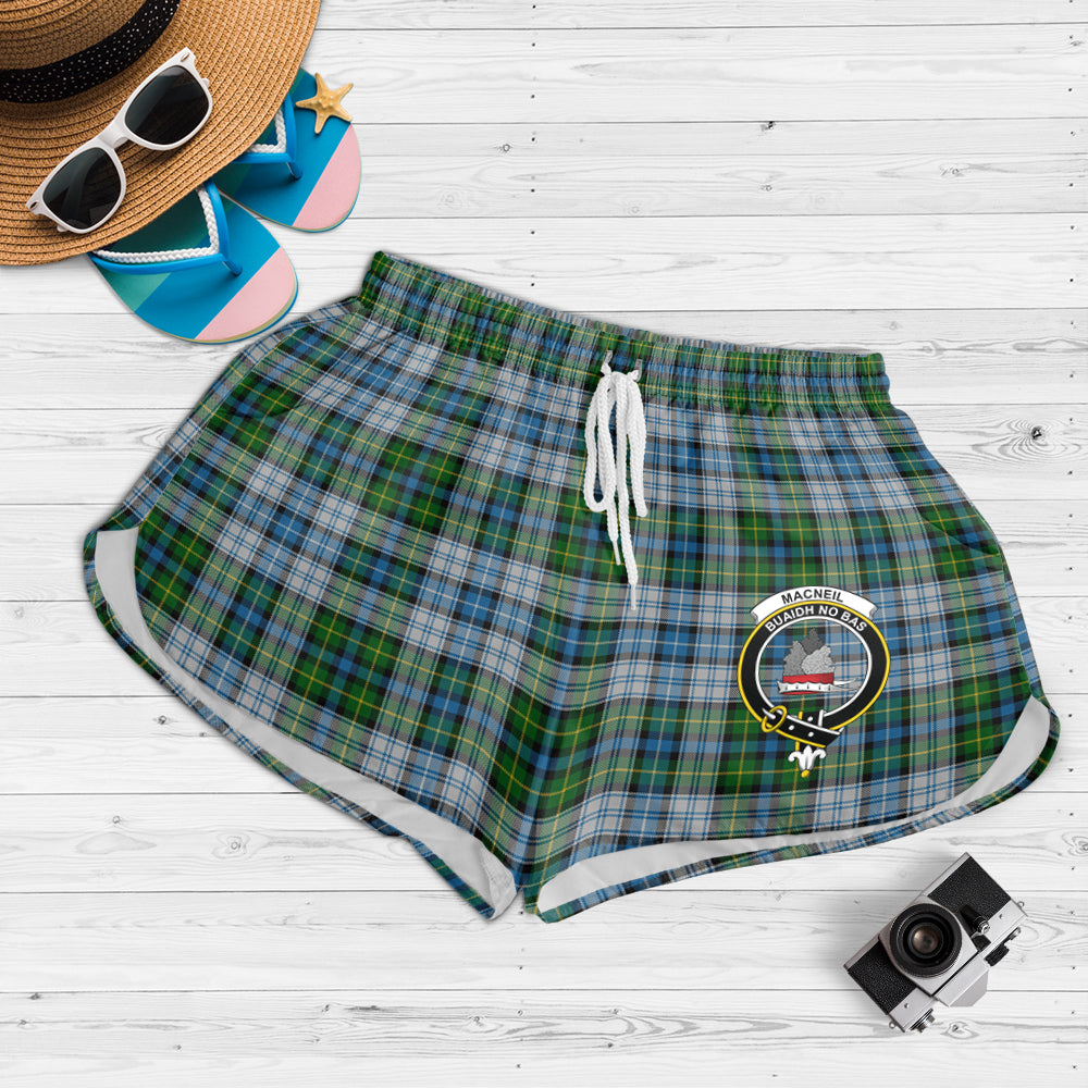 macneil-dress-tartan-womens-shorts-with-family-crest