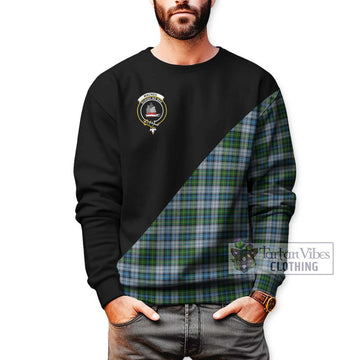MacNeil (McNeil) Tartan Sweatshirt with Family Crest and Military Logo Style Unisex - Tartanvibesclothing Shop