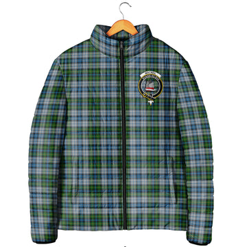 MacNeil (McNeil) Tartan Padded Jacket with Family Crest