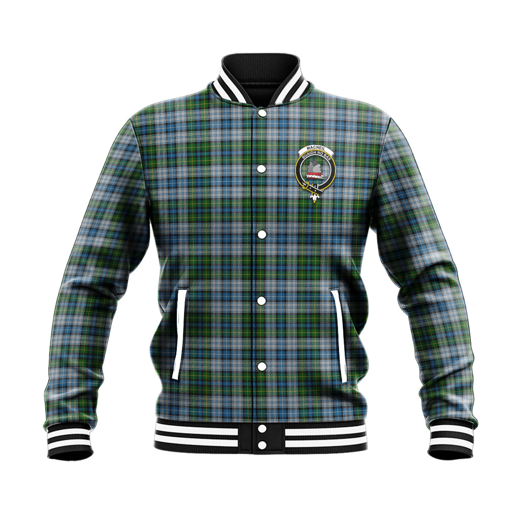 MacNeil (McNeil) Tartan Baseball Jacket with Family Crest - Tartan Vibes Clothing