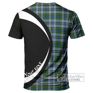 Tartan Vibes Clothing MacNeil Dress Tartan T-Shirt with Family Crest Circle Style