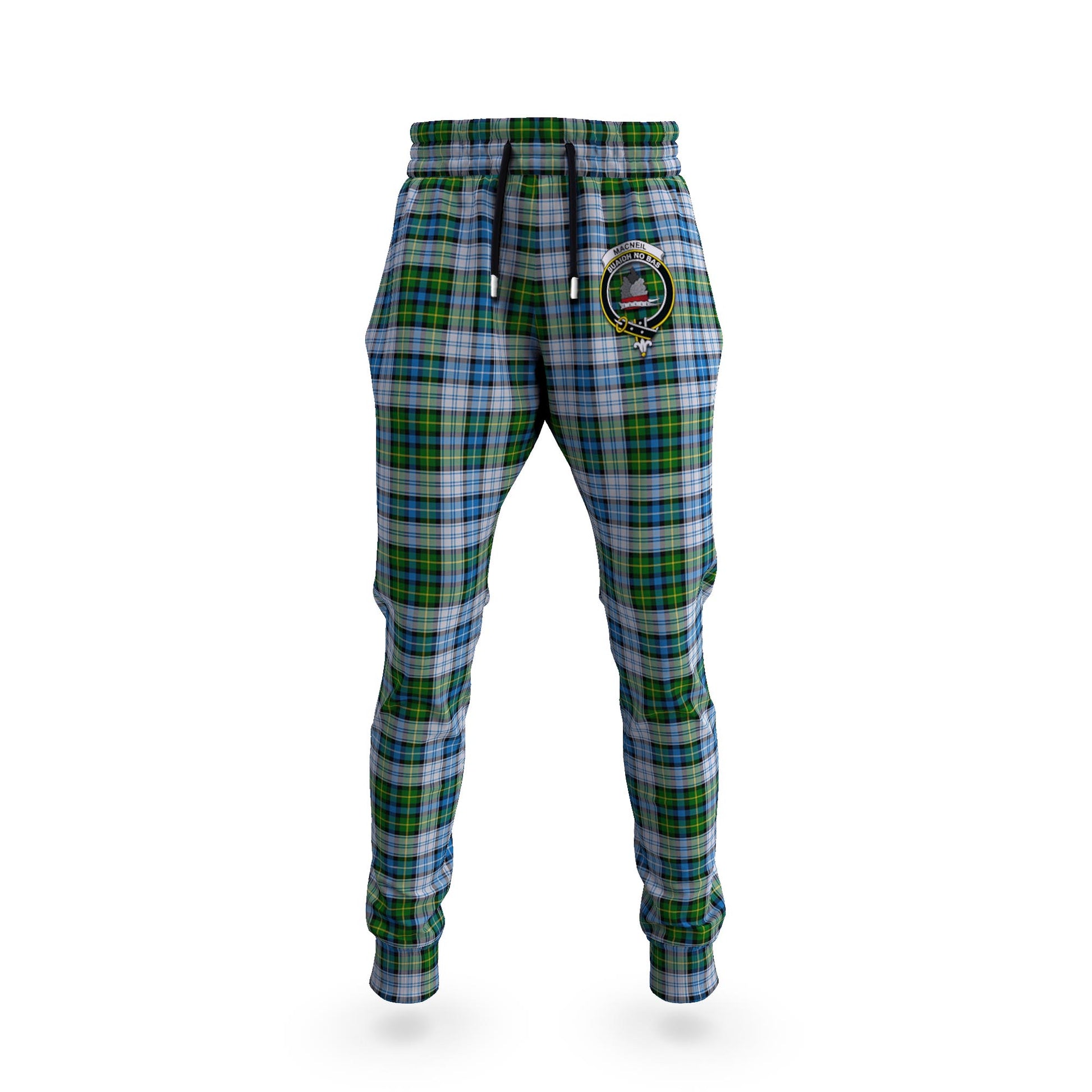 MacNeil (McNeil) Tartan Joggers Pants with Family Crest 5XL - Tartan Vibes Clothing