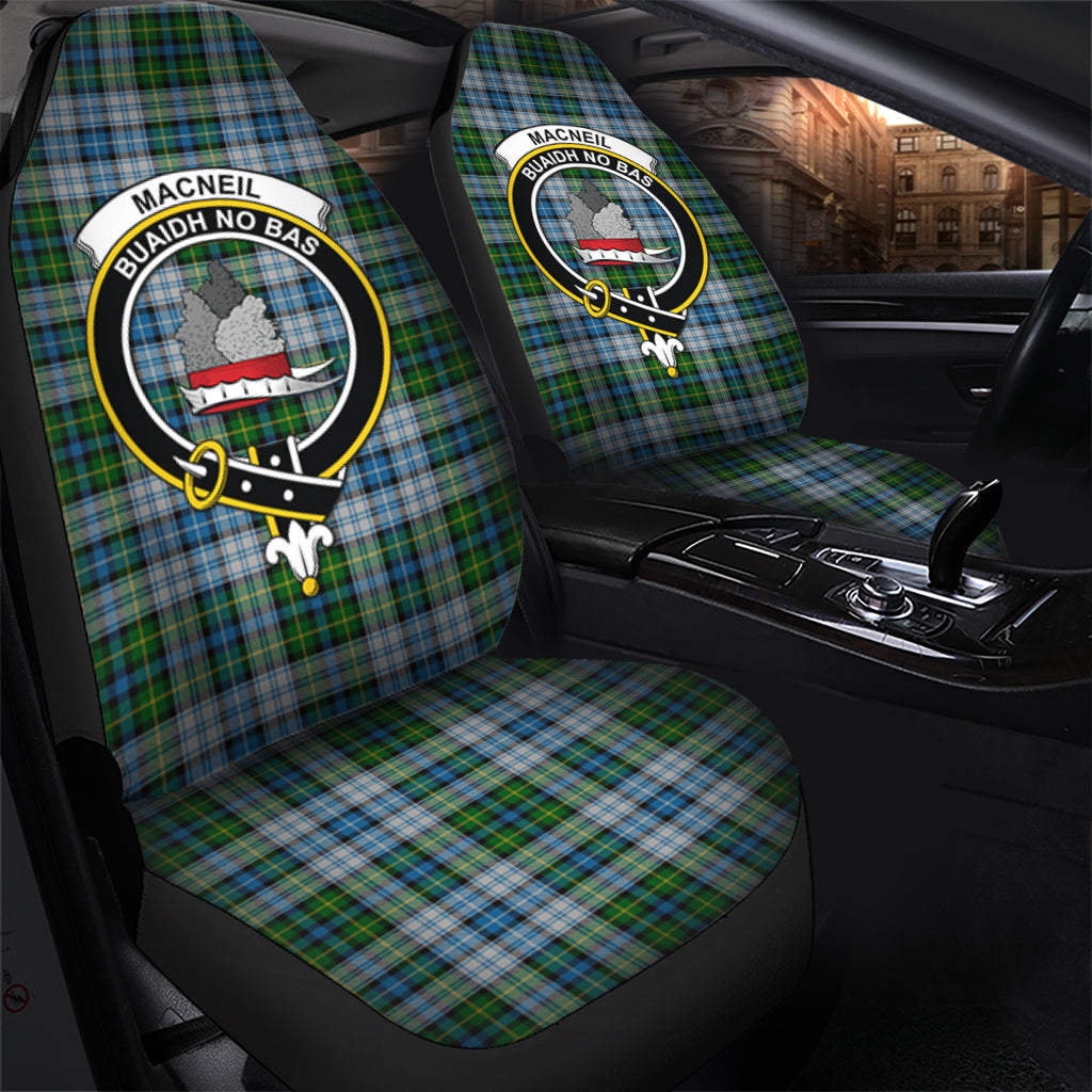 MacNeil Dress Tartan Car Seat Cover with Family Crest - Tartanvibesclothing