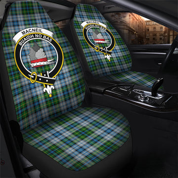 MacNeil Dress Tartan Car Seat Cover with Family Crest - Tartanvibesclothing
