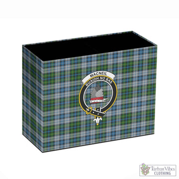 Tartan Vibes Clothing MacNeil Dress Tartan Pen Holder with Family Crest