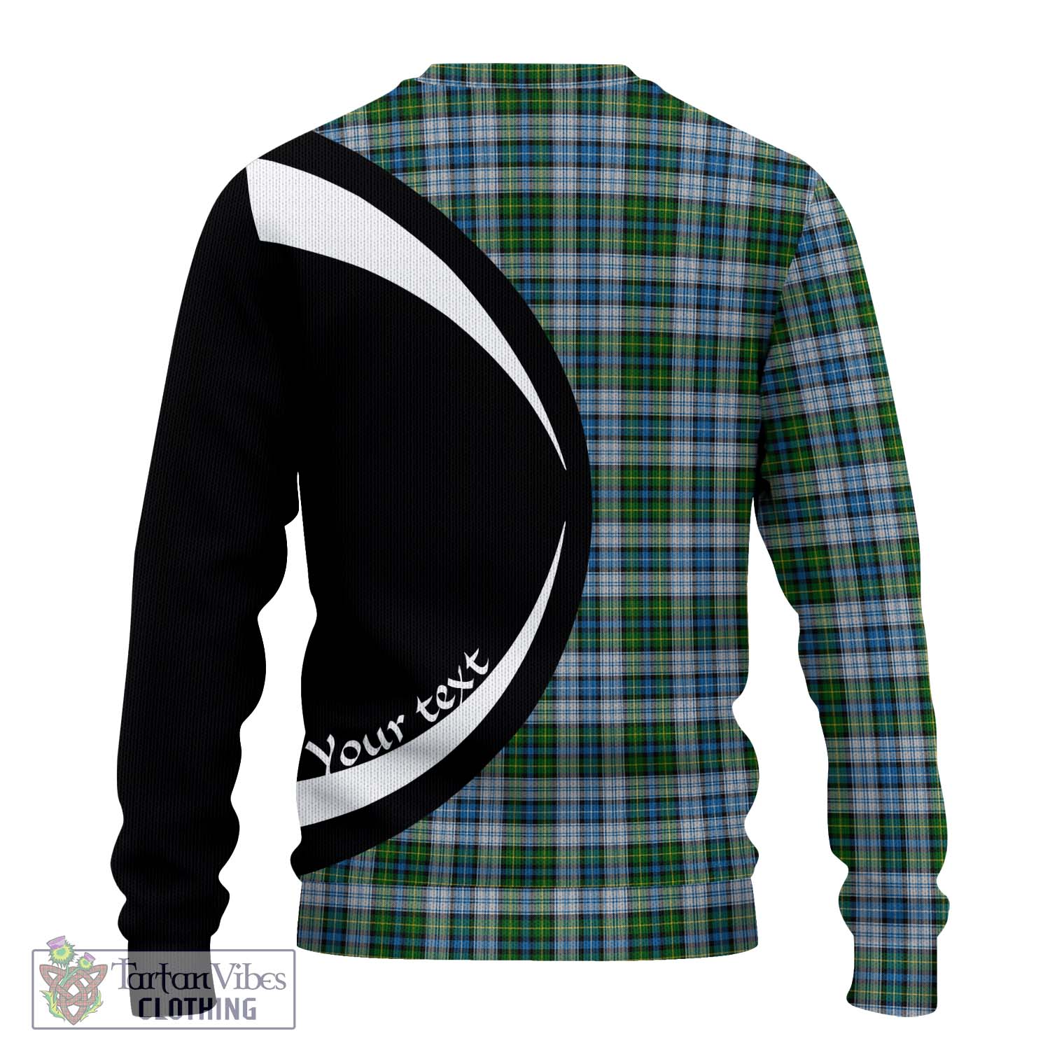 MacNeil (McNeil) Tartan Knitted Sweater with Family Crest Circle Style - Tartan Vibes Clothing