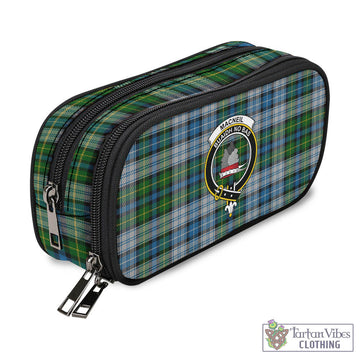 Tartan Vibes Clothing MacNeil Dress Tartan Pen and Pencil Case with Family Crest
