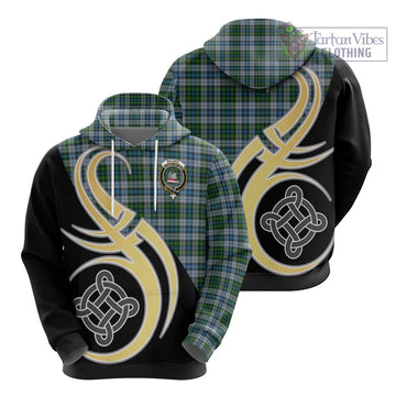 MacNeil (McNeil) Tartan Hoodie with Family Crest and Celtic Symbol Style - Tartan Vibes Clothing