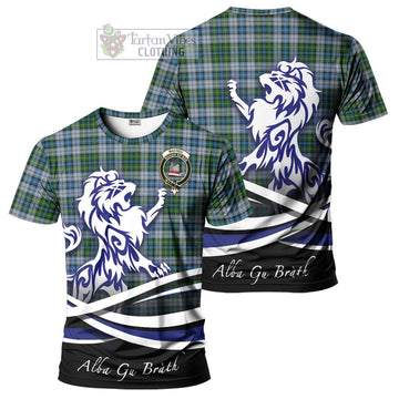 Tartan Vibes Clothing MacNeil Dress Tartan Cotton T-shirt with Alba Gu Brath Regal Lion Emblem