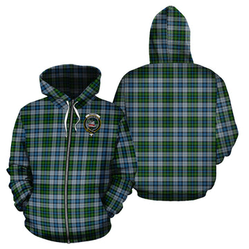 MacNeil (McNeil) Tartan Hoodie with Family Crest