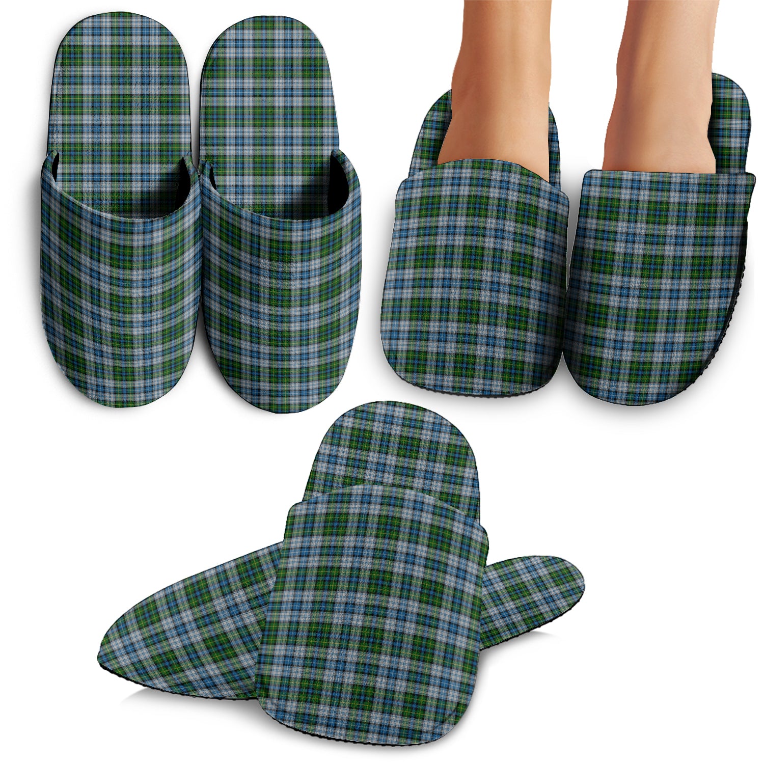 MacNeil Dress Tartan Home Slippers - Tartanvibesclothing