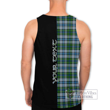 MacNeil (McNeil) Tartan Men's Tank Top with Family Crest and Half Of Me Style - Tartanvibesclothing Shop