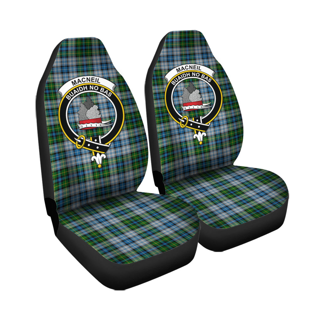 MacNeil Dress Tartan Car Seat Cover with Family Crest - Tartanvibesclothing