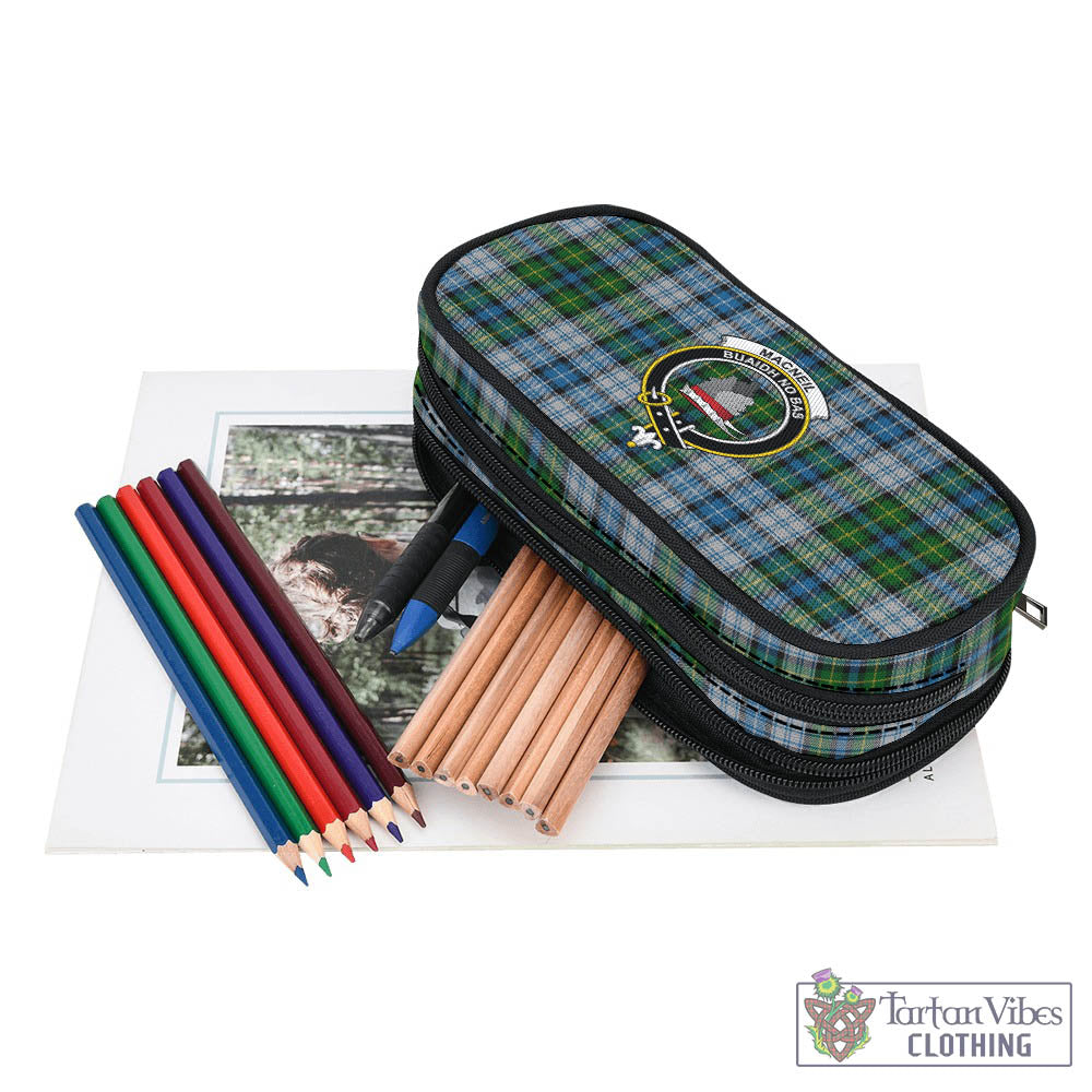 Tartan Vibes Clothing MacNeil Dress Tartan Pen and Pencil Case with Family Crest