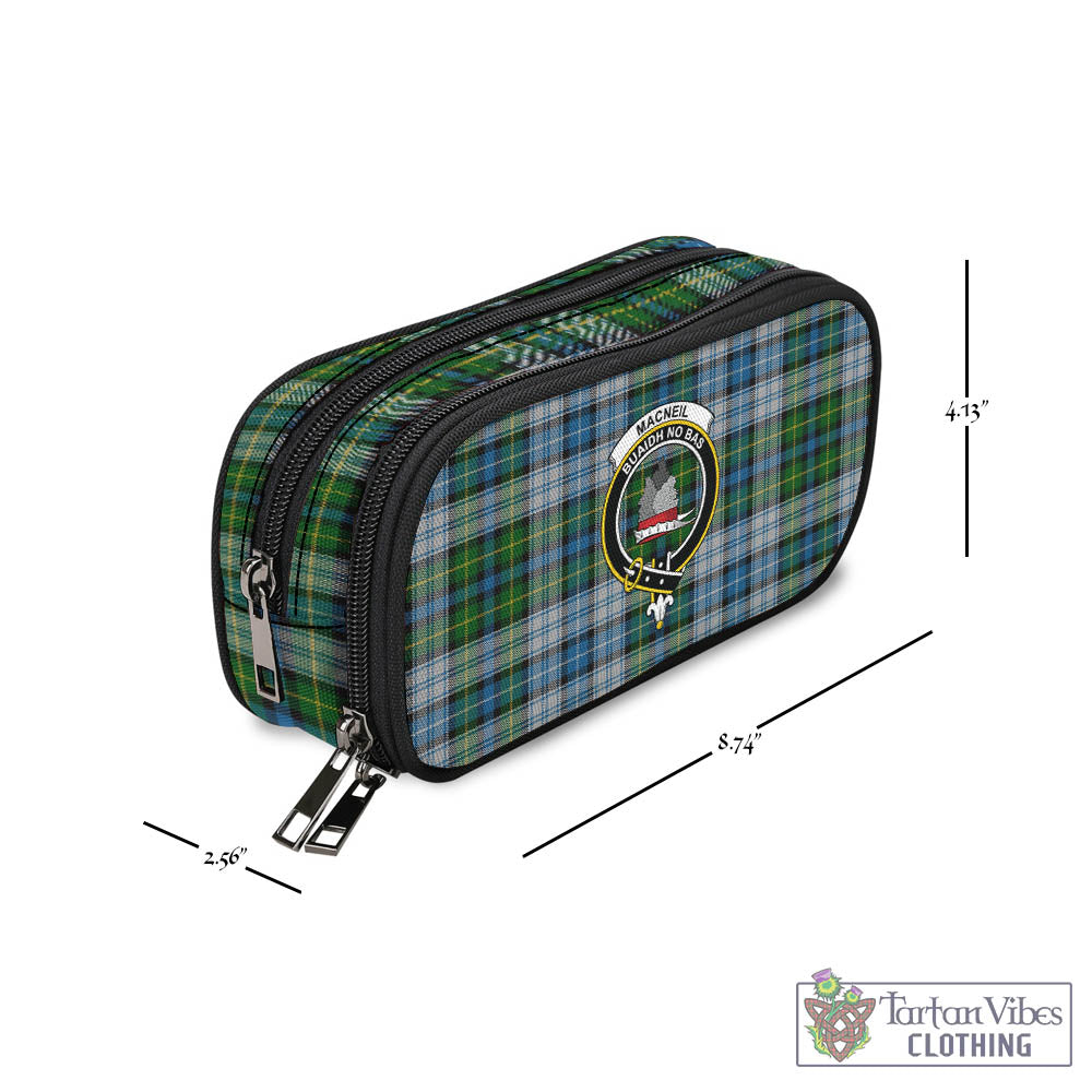 Tartan Vibes Clothing MacNeil Dress Tartan Pen and Pencil Case with Family Crest