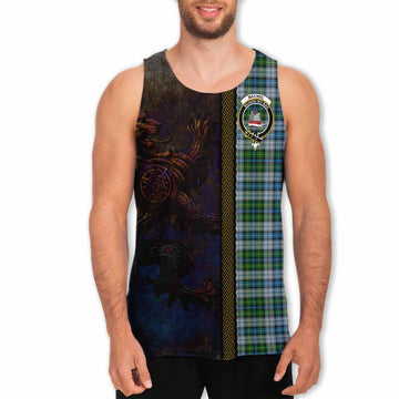 MacNeil (McNeil) Tartan Family Crest Men's Tank Top Alba Gu Brath Be Brave Lion Ancient Style