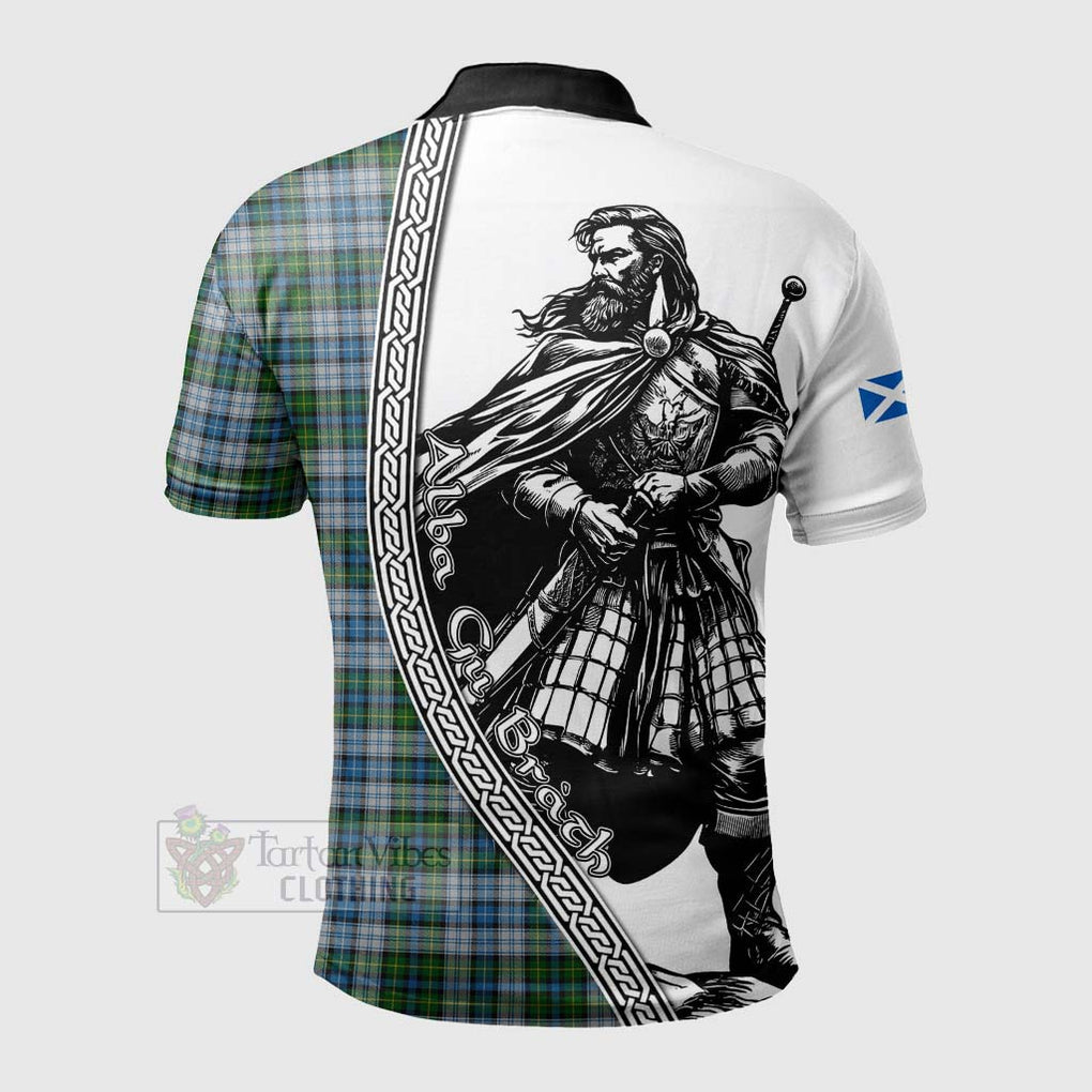 Tartan Vibes Clothing MacNeil (McNeil) Tartan Clan Crest Polo Shirt with Highlander Warrior Celtic Style