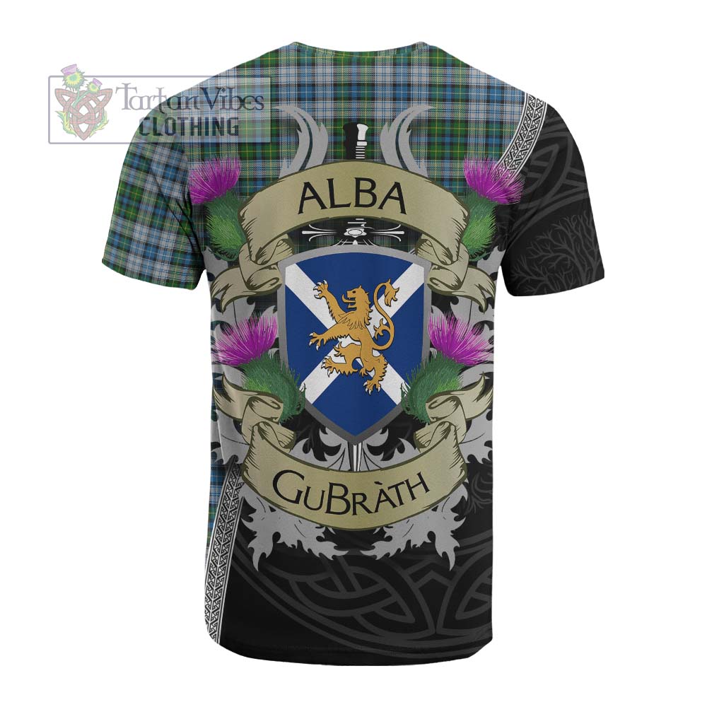 Tartan Vibes Clothing MacNeil (McNeil) Tartan Family Crest Cotton T-shirt Lion Rampant Royal Thistle Shield Celtic Inspired