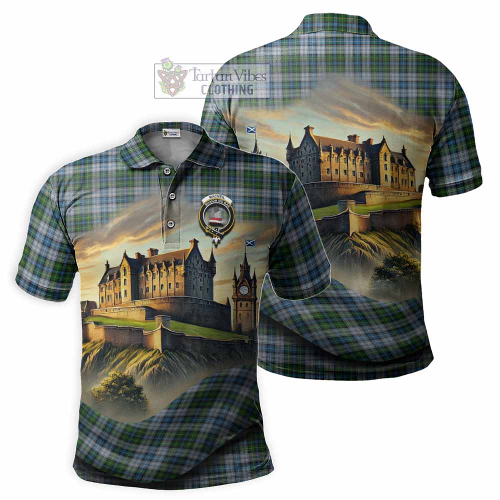 Tartan Vibes Clothing MacNeil (McNeil) Tartan Family Crest Polo Shirt with Scottish Ancient Castle Stype
