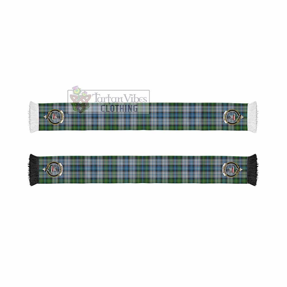 Tartan Vibes Clothing MacNeil (McNeil) Tartan Ruffneck Scarf with Family Crest