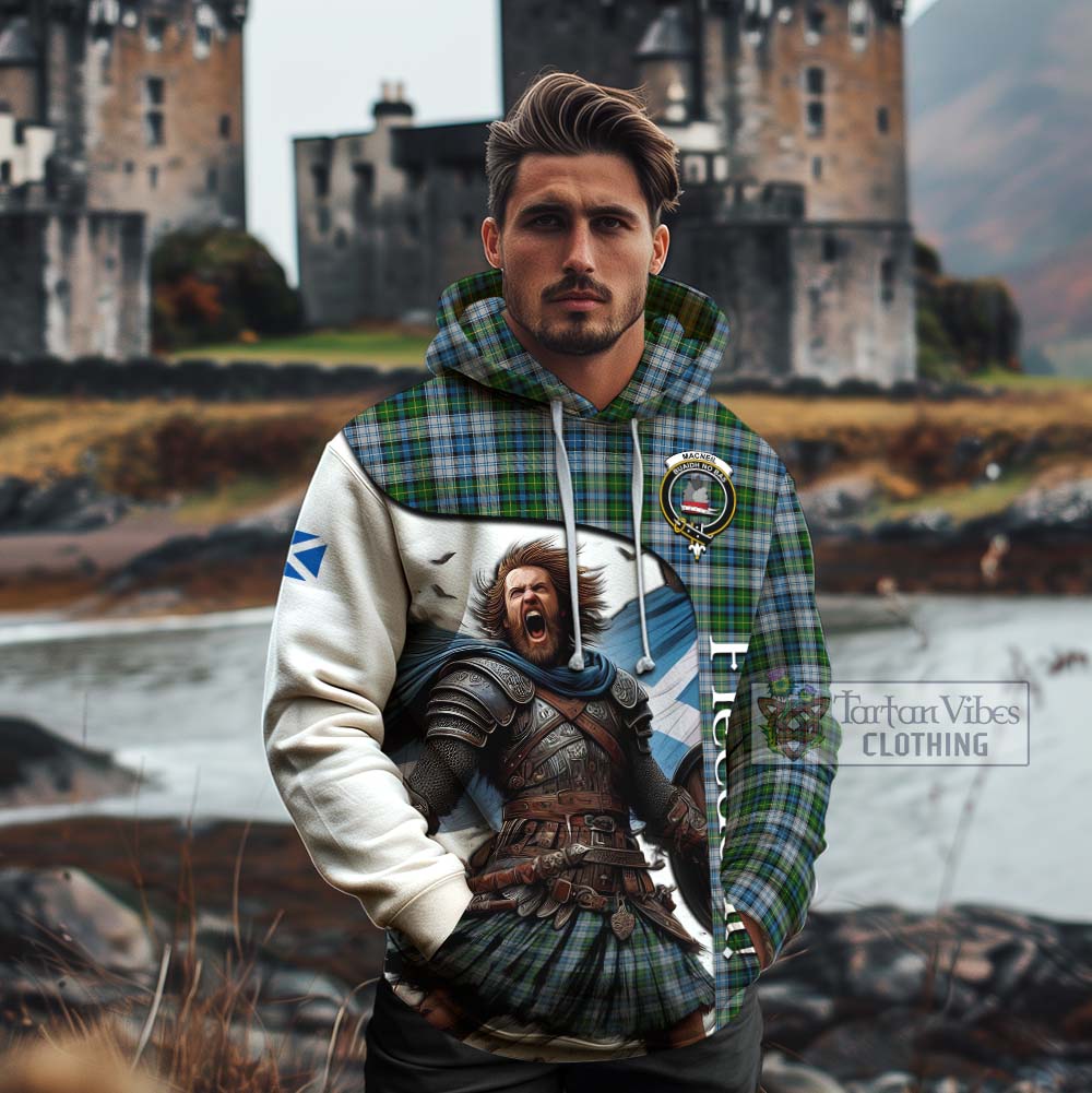 Tartan Vibes Clothing MacNeil (McNeil) Crest Tartan Cotton Hoodie Inspired by the Freedom of Scottish Warrior